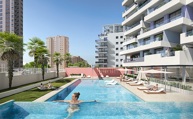 3 Bedroom 3 Bathroom penthouse in Calpe