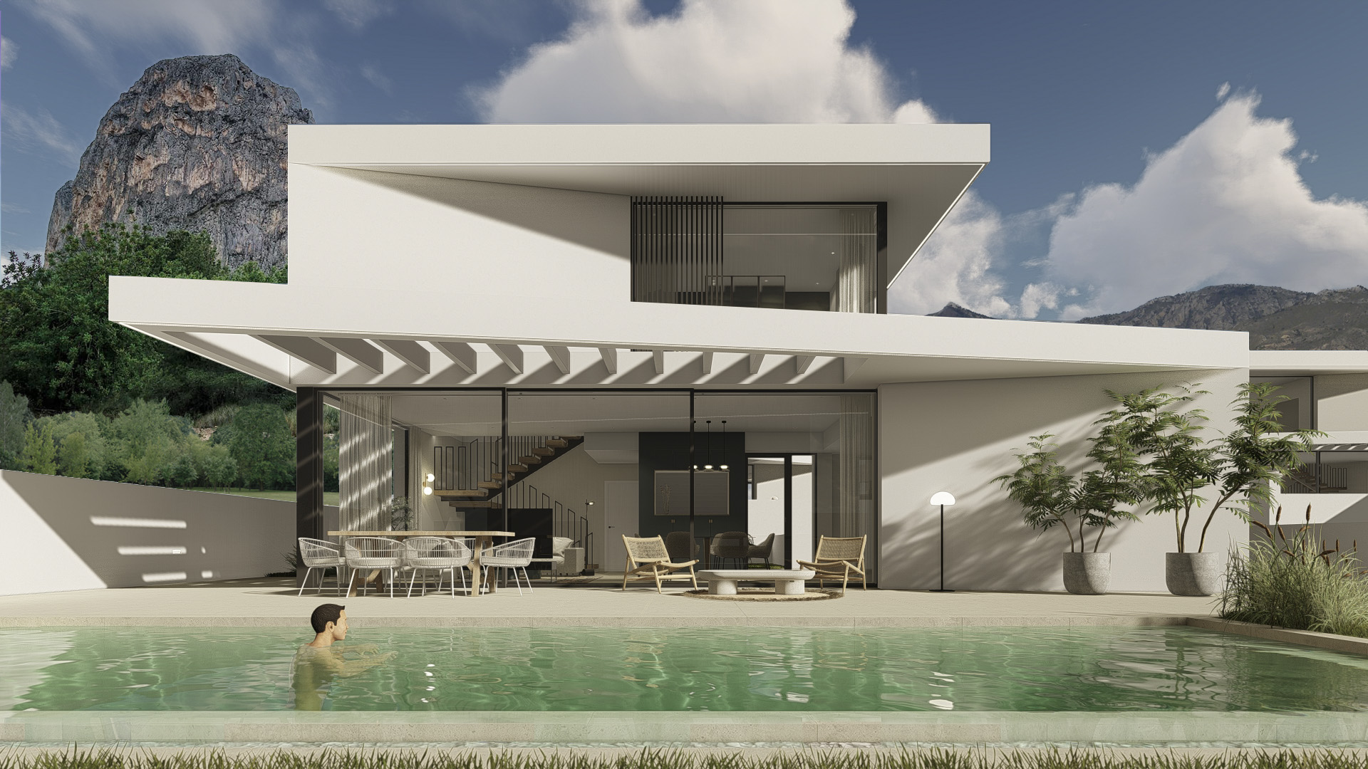 For sale - 3 Bedroom 3 Bathroom detached in Polop - Polop  - Alicante