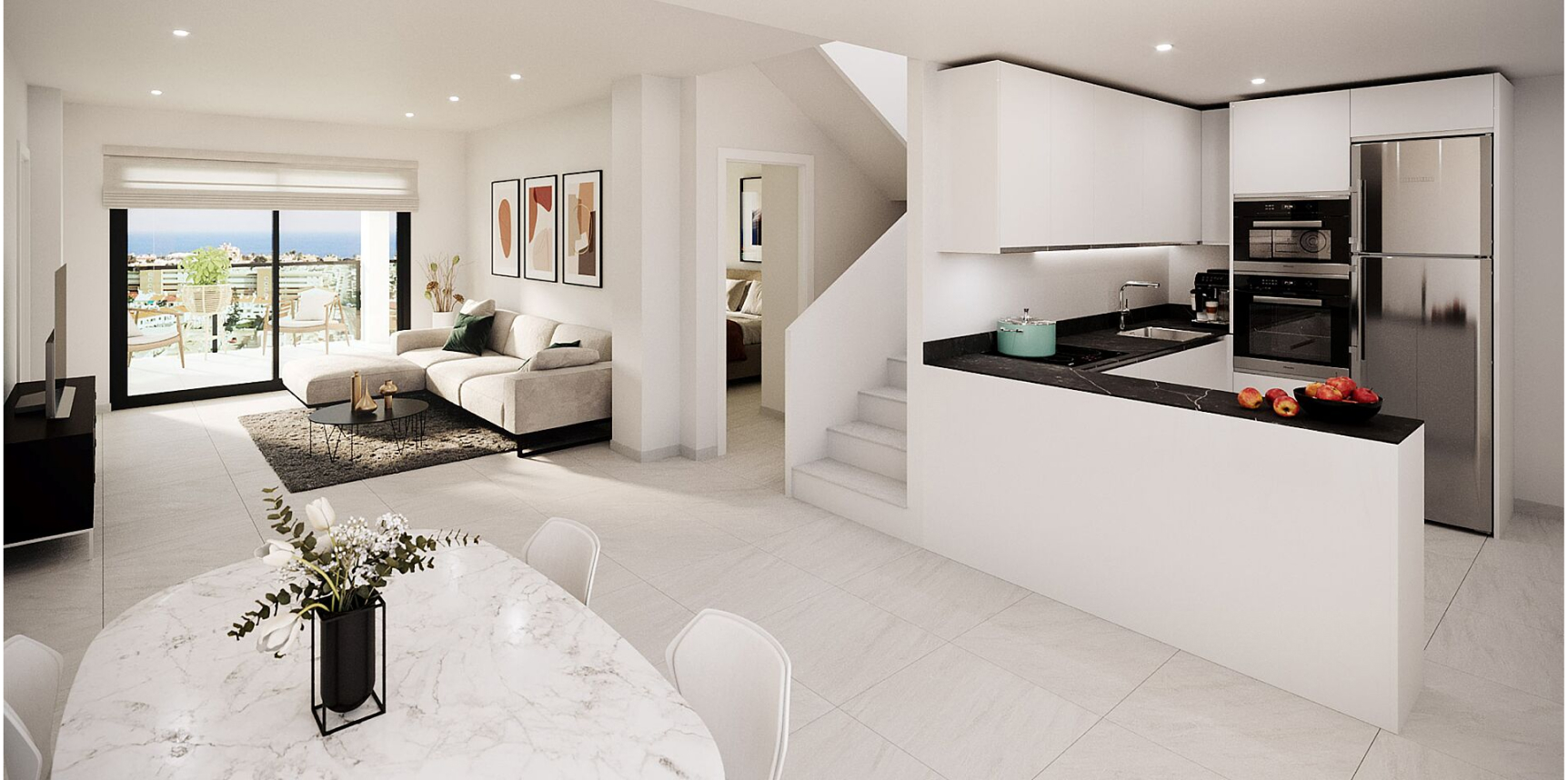 For sale - 3 Bedroom 2 Bathroom penthouse in Torrevieja - Torrevieja  - Alicante