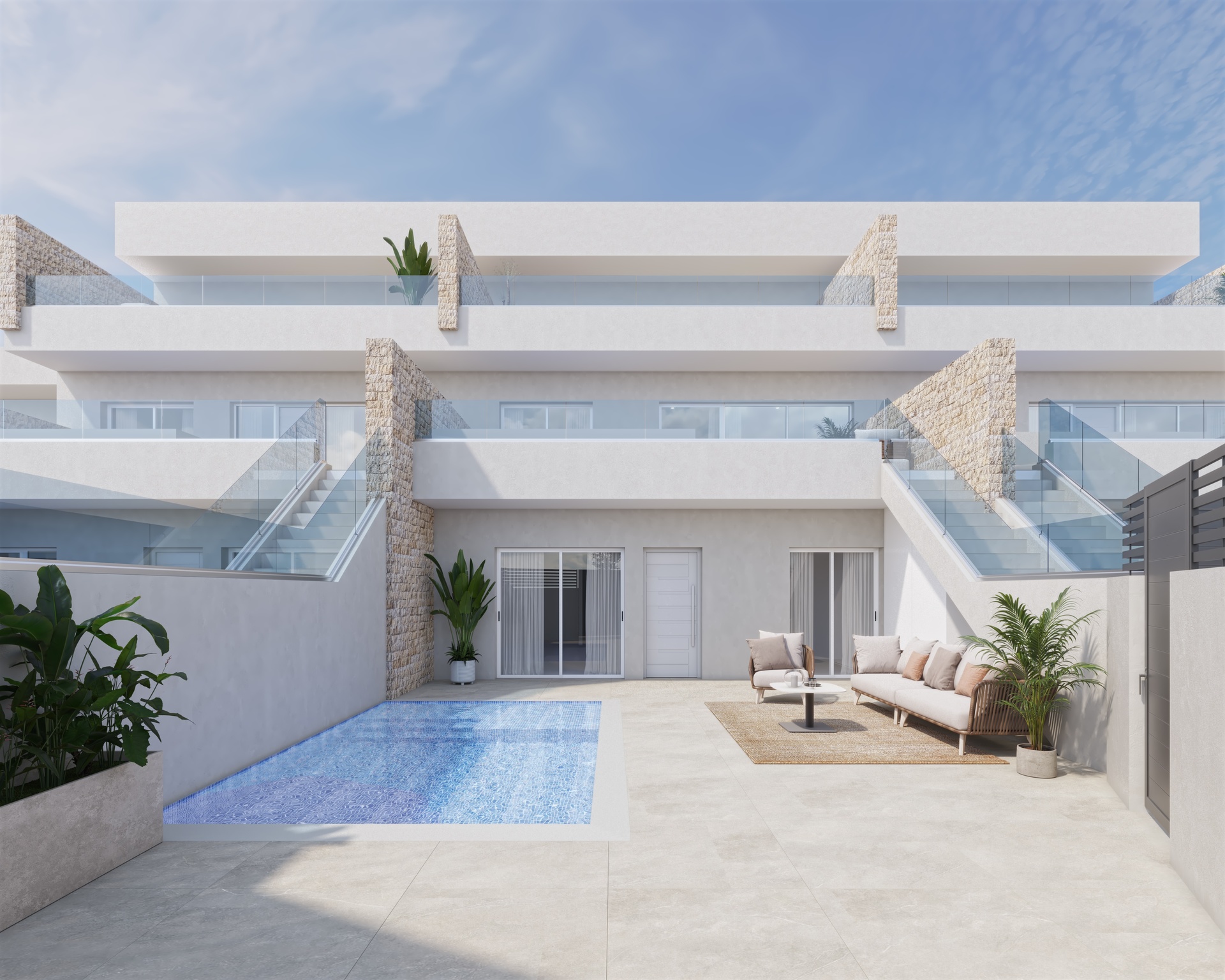 For sale - 3 Bedroom 2 Bathroom low-bungalow in Pilar de la Horadada - Pilar de la Horadada  - Alicante