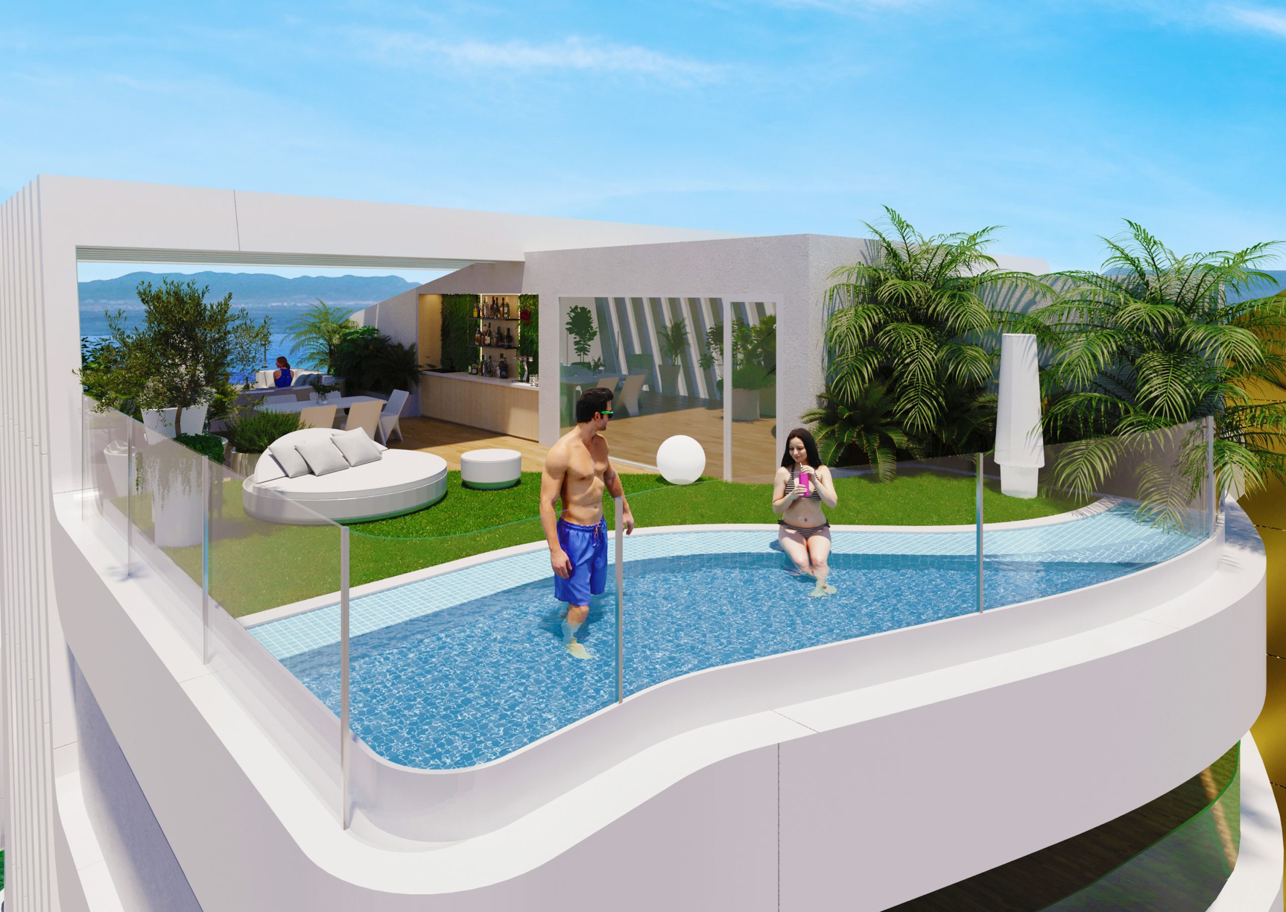 For sale - 2 Bedroom 2 Bathroom apartment in La Manga del Mar Menor - La Manga del Mar Menor  - Murcia