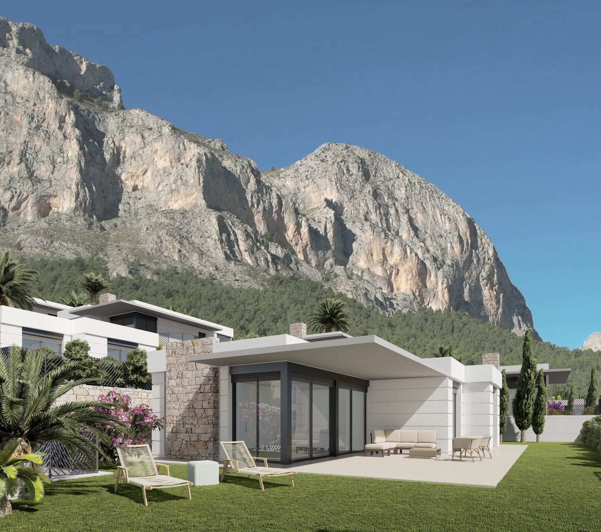 For sale - 3 Bedroom 3 Bathroom detached in Polop - Polop  - Alicante