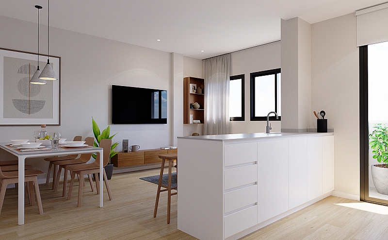 2 Bedroom 2 Bathroom penthouse in Algorfa