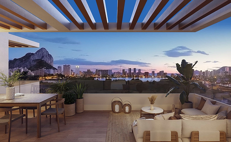 3 Bedroom 3 Bathroom penthouse in Calpe