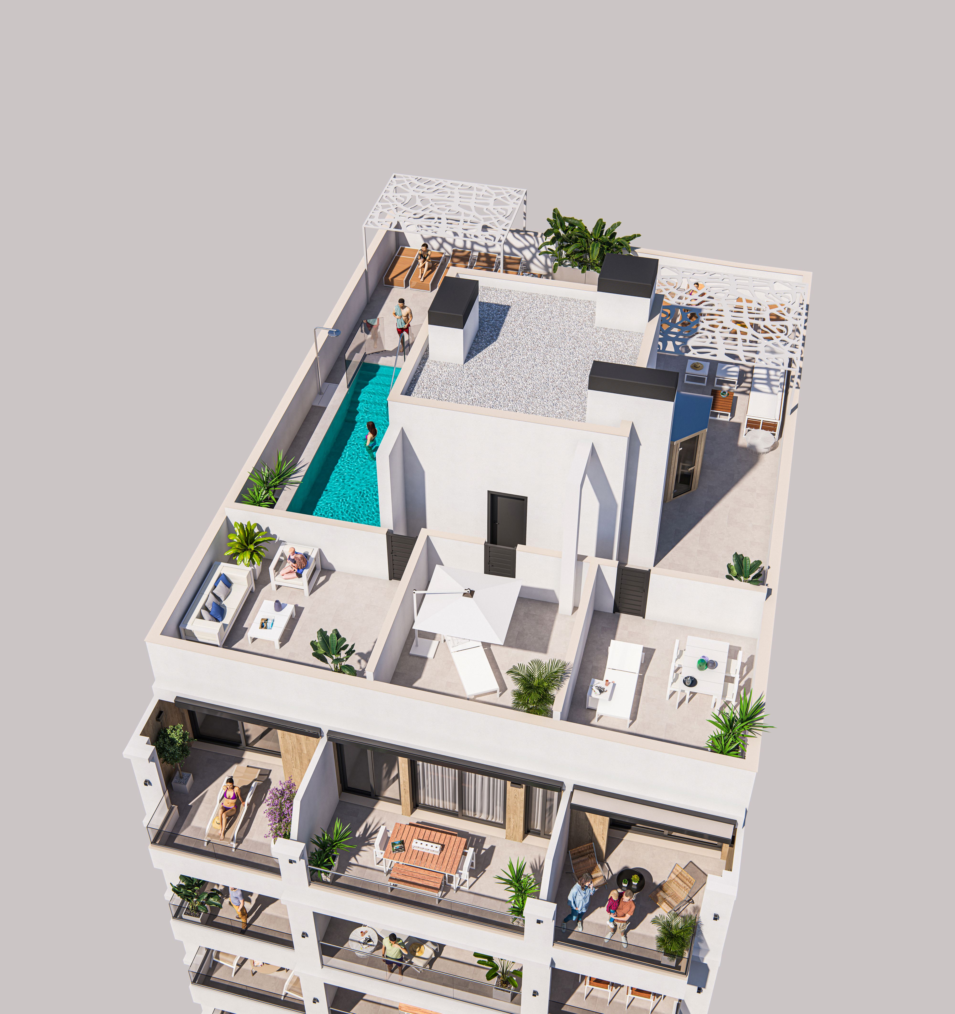 For sale - 2 Bedroom 2 Bathroom ground-floor in Torrevieja - Torrevieja  - Alicante