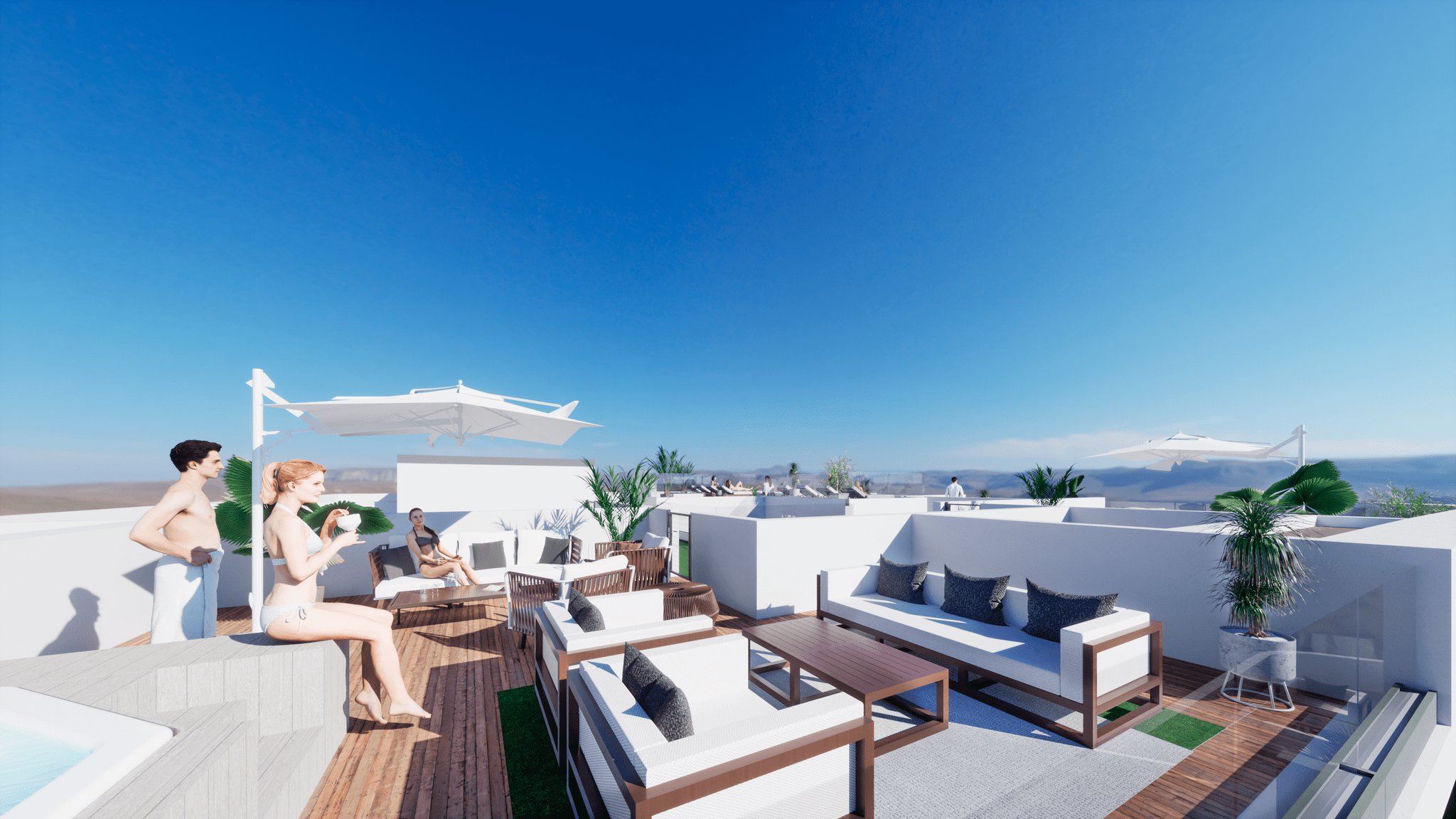 For sale - 2 Bedroom 2 Bathroom penthouse in Torrevieja - Torrevieja  - Alicante