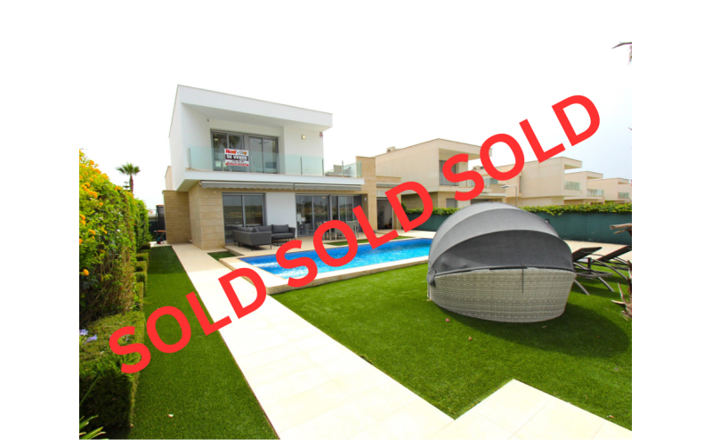SOLD  Ultra Modern New Style 4 Bedroom 2 Bathroom Detached Villa, Private Pool - Entre Naranjos, Vistabella Golf